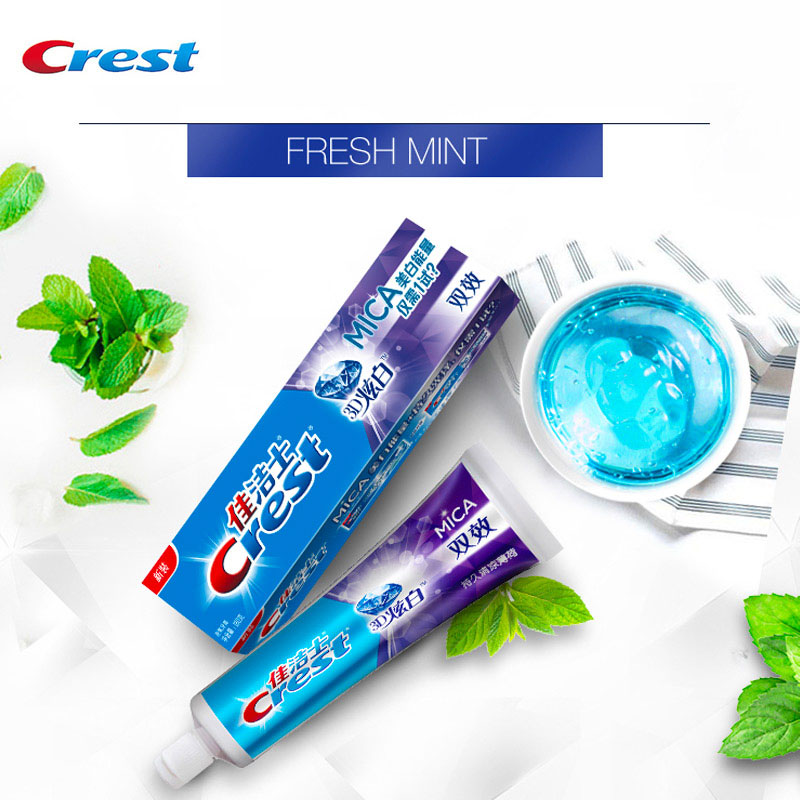 Teeth Whitening Naturally - Crest 3D MICA Toothpaste Fluoride Teeth