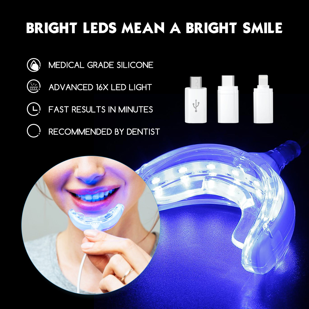 Teeth Whitening Blue Light - Luxsmile Smart LED Teeth Whitening Portable