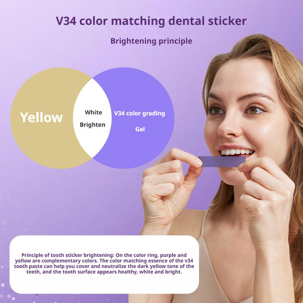 42Pairs V34 Purple Teeth White - огляд і ціна Teeth Whitening Crest