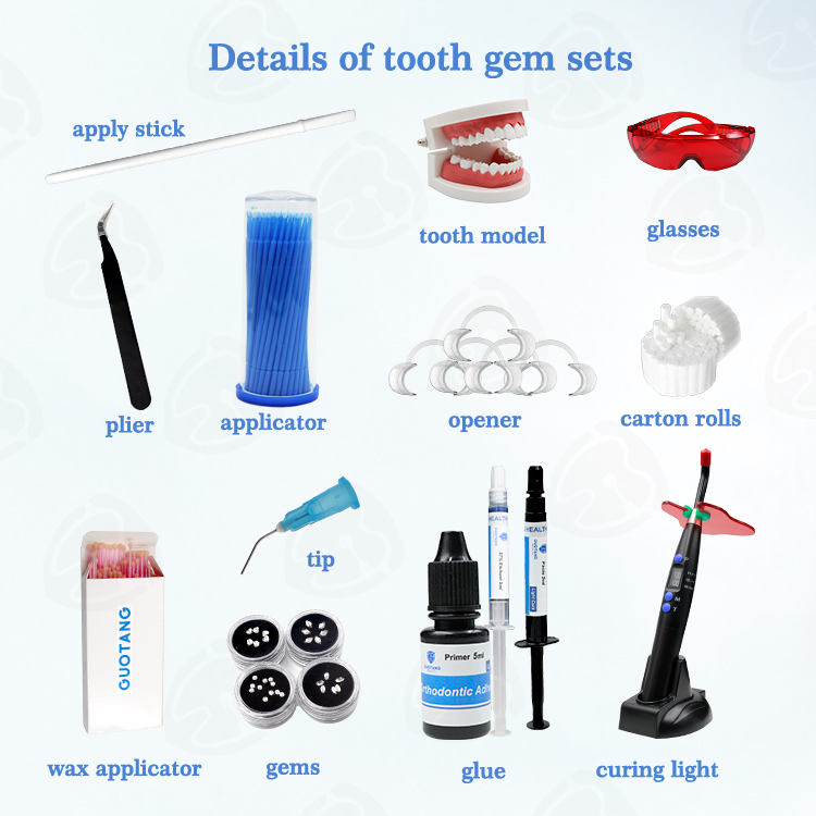 Best Price Free OEM Tooth Gem  - огляд і ціна Teeth Whitening Kit Price