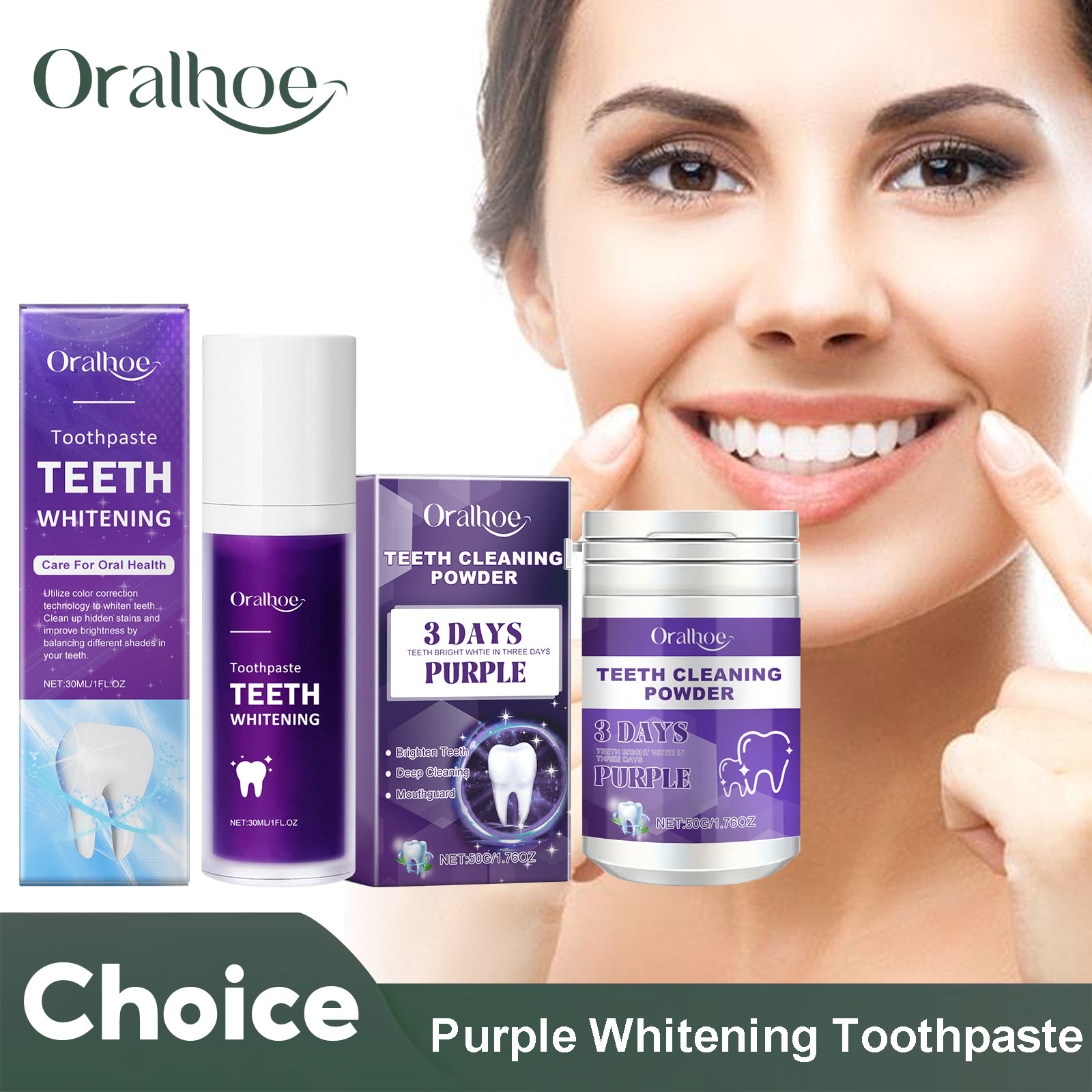 Purple Corrector Teeth Whiteni - огляд і ціна Teeth Whitening Naturally