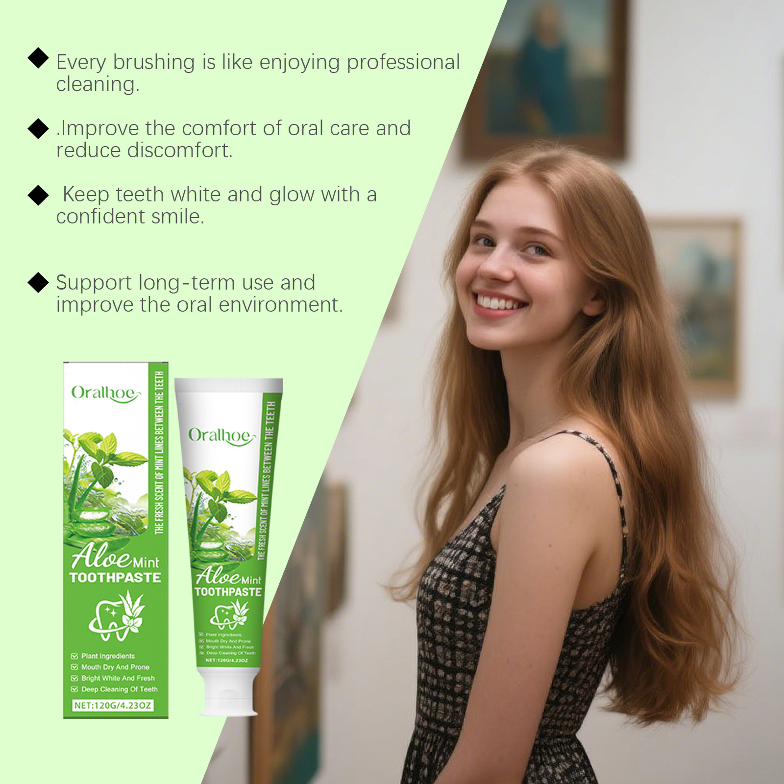 Aloe Vera Whitening Toothpaste - огляд і ціна Teeth Whitening Naturally