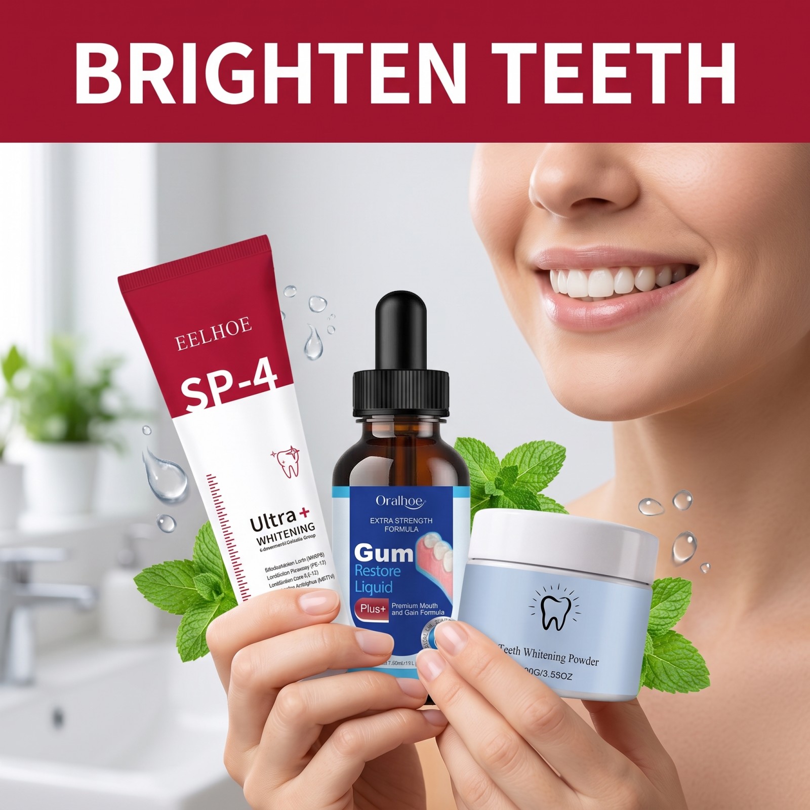 Oral Care Combo Set Whitening  - огляд і ціна Teeth Whitening At Home