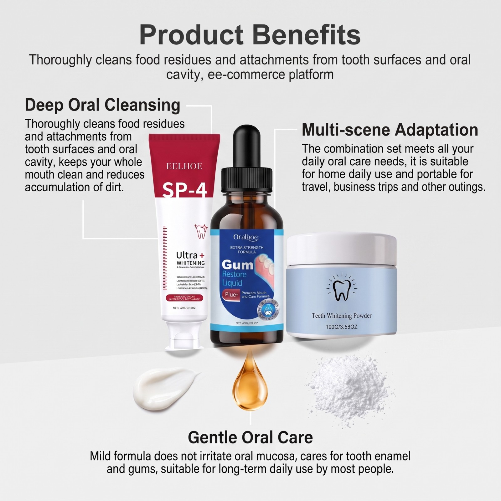 Oral Care Combo Set Whitening  - огляд і ціна Teeth Whitening At Home