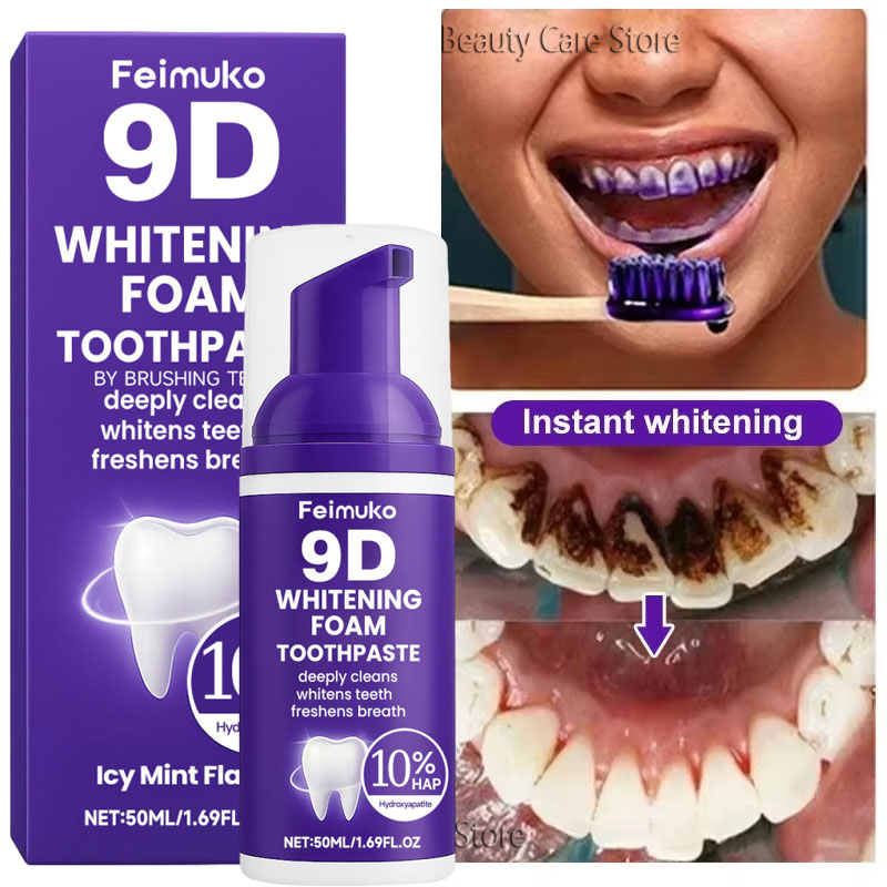 9D Purple Teeth Whitening Toot - огляд і ціна Teeth Whitening Naturally