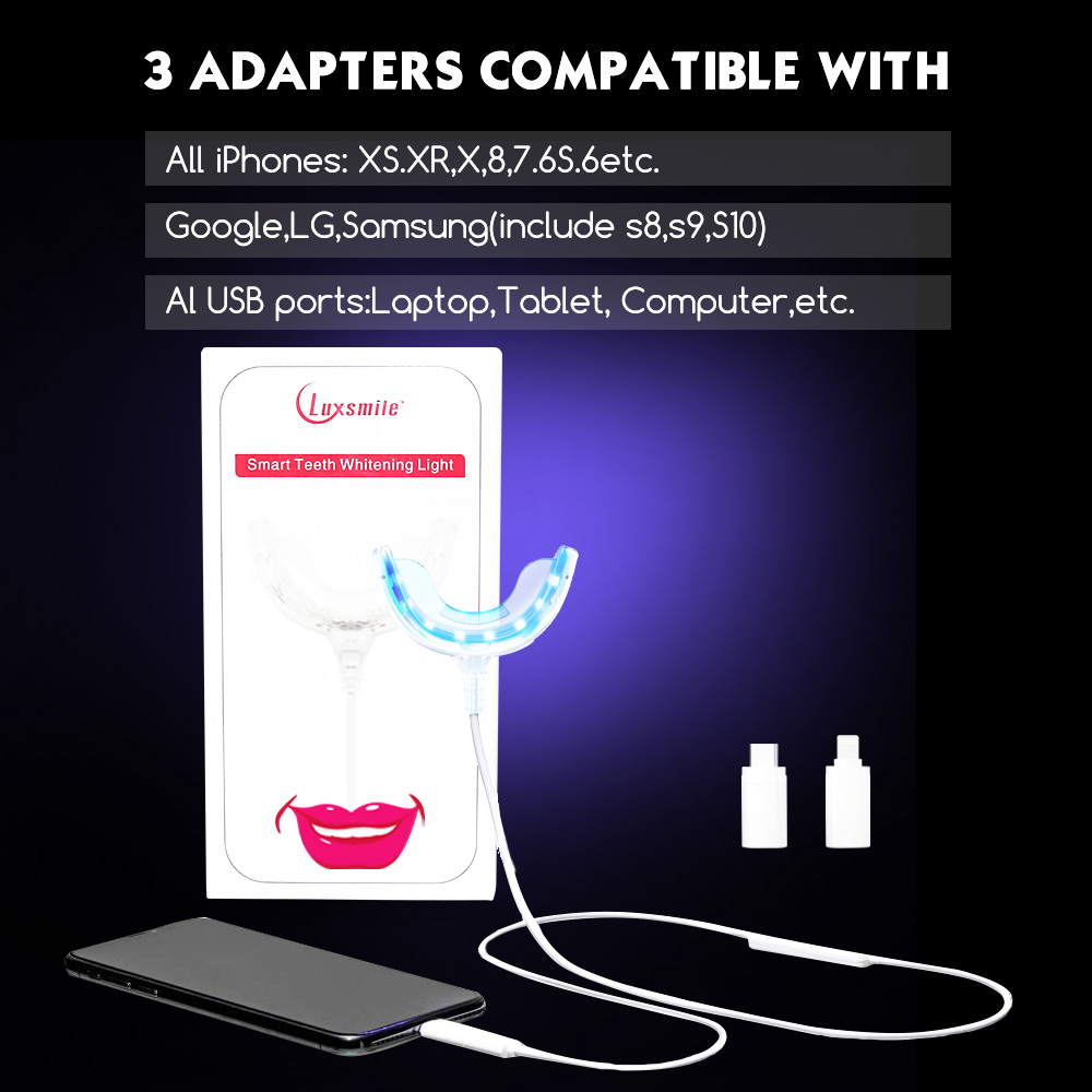 Luxsmile Smart LED Teeth White - огляд і ціна Teeth Whitening Blue Light