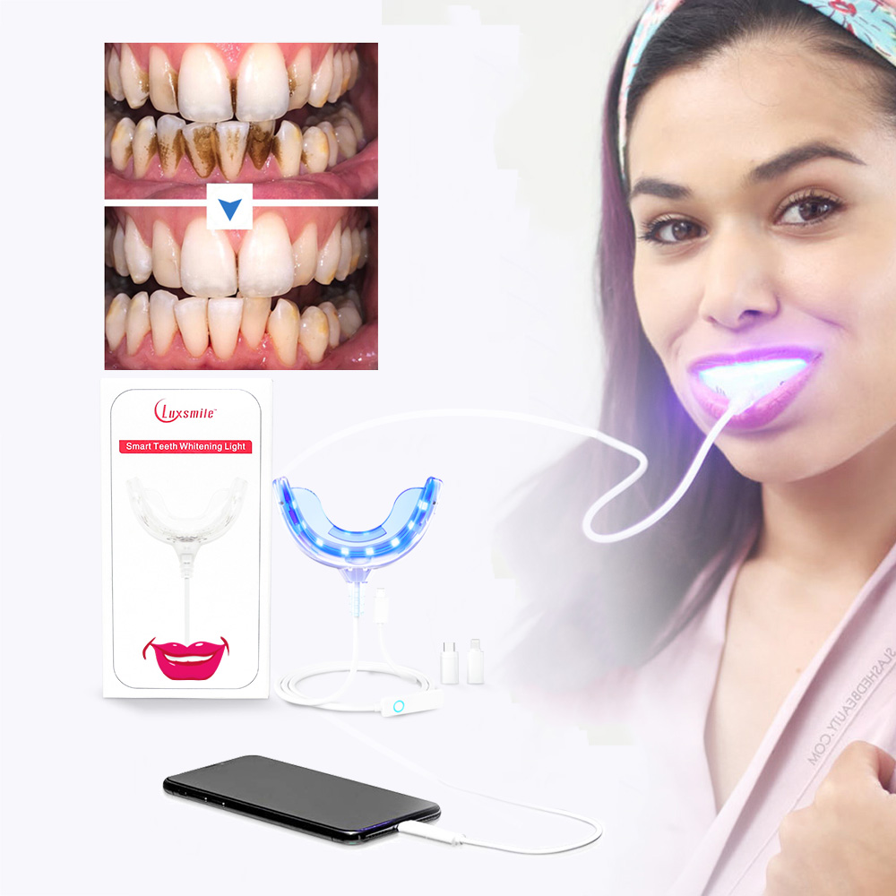 Luxsmile Smart LED Teeth White - огляд і ціна Teeth Whitening Blue Light