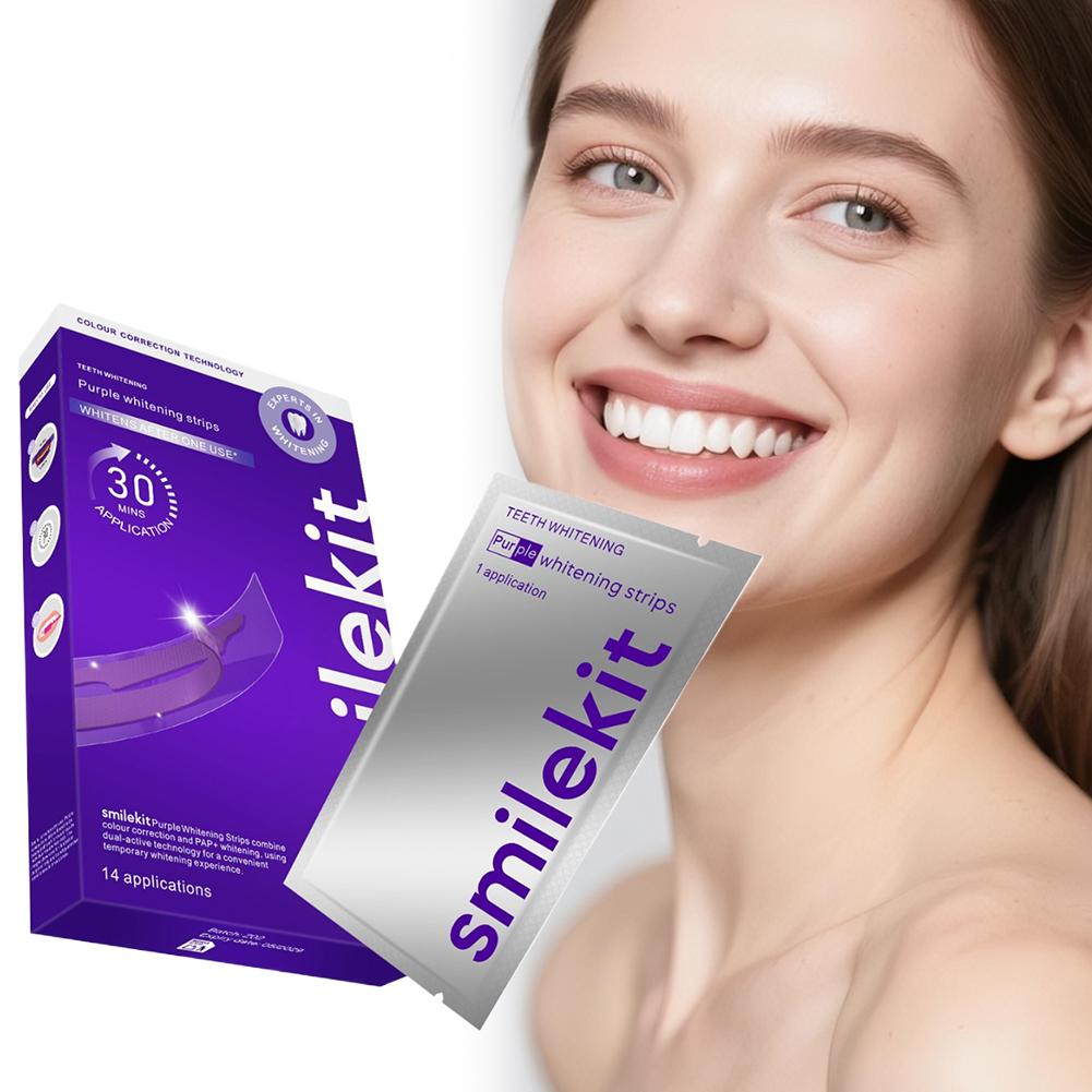 Smilekit Teeth Whitening Stri - огляд і ціна Teeth Whitening Crest