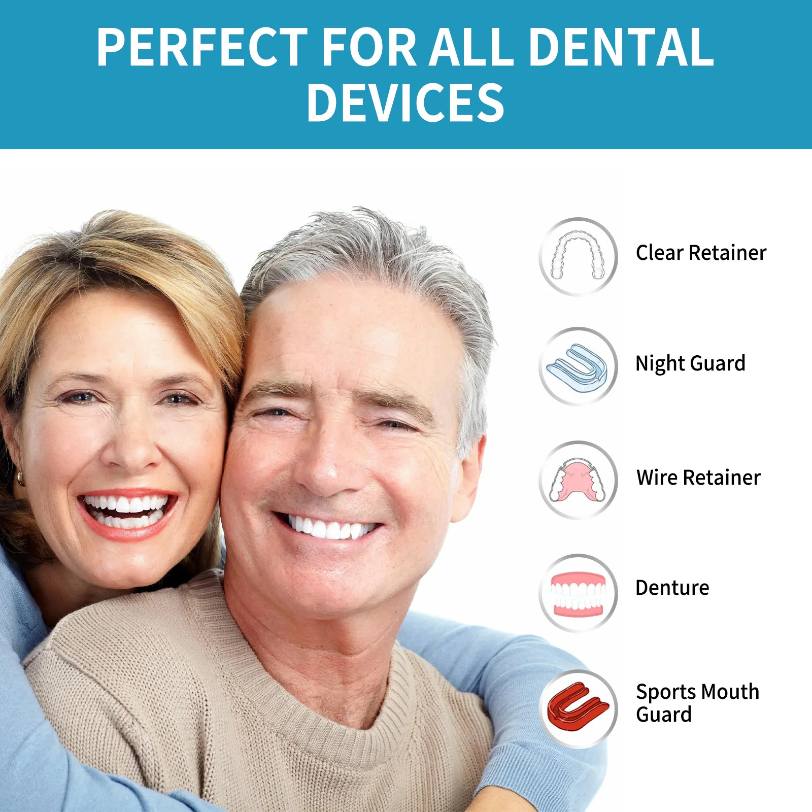Aligner Denture Cleaner Foam D - огляд і ціна Teeth Whitening Naturally