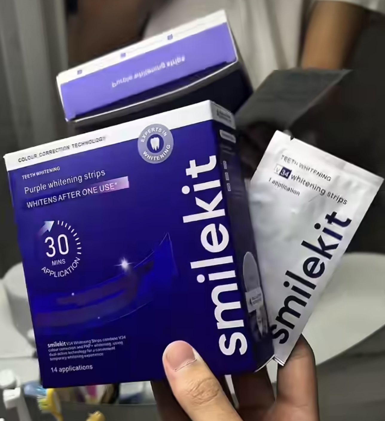 7/14 Pairs Teeth Patch Set Smi - огляд і ціна Teeth Whitening Crest