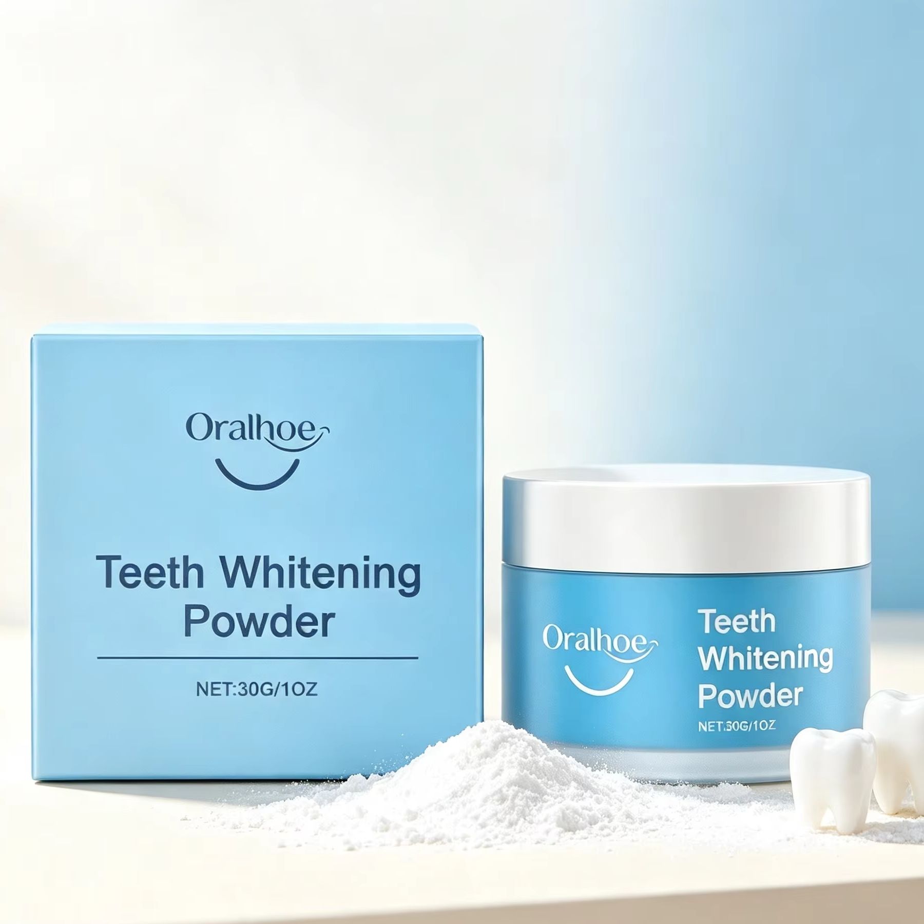 Oralhoe Tooth Powder for Brush - огляд і ціна Teeth Whitening At Home