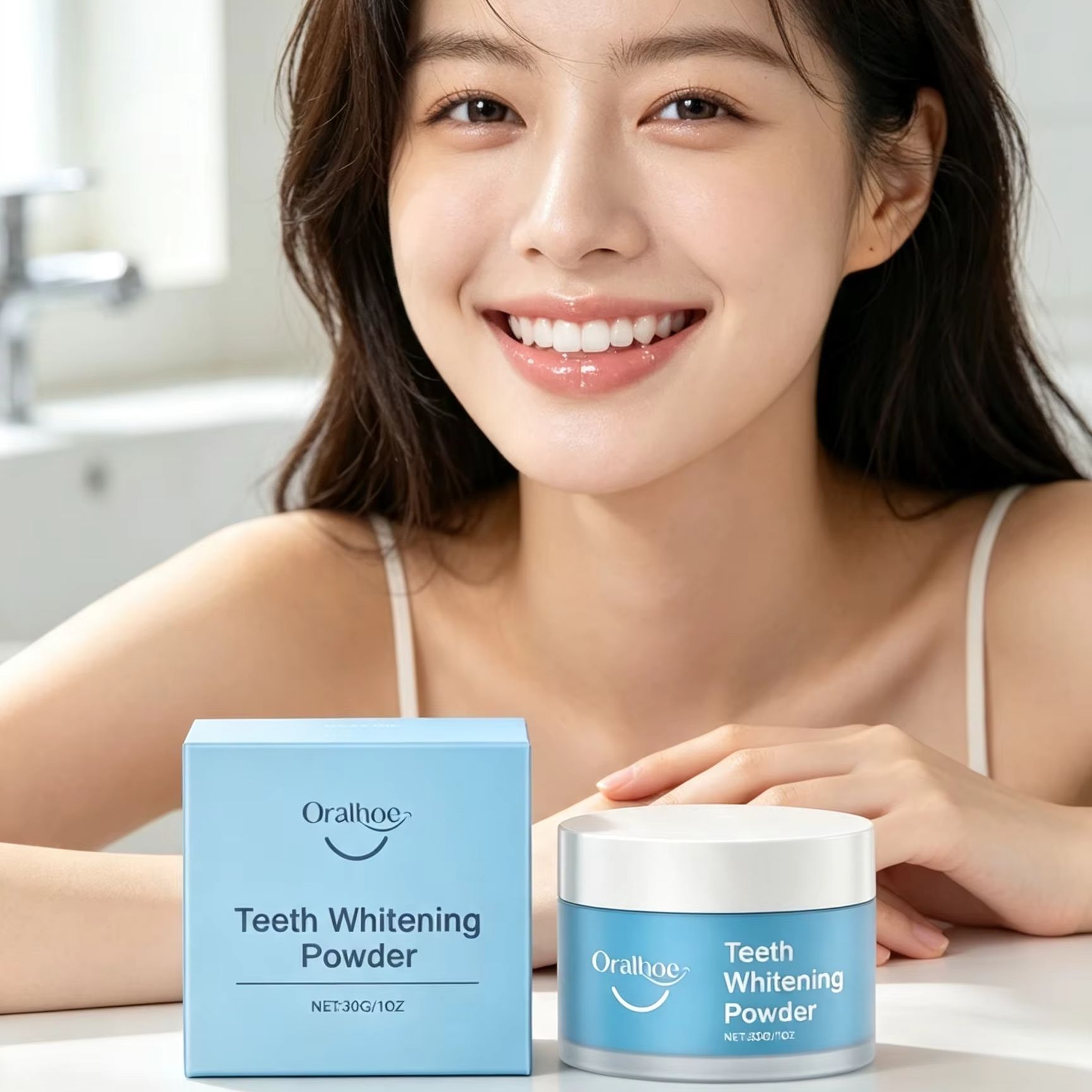 Oralhoe Tooth Powder for Brush - огляд і ціна Teeth Whitening At Home