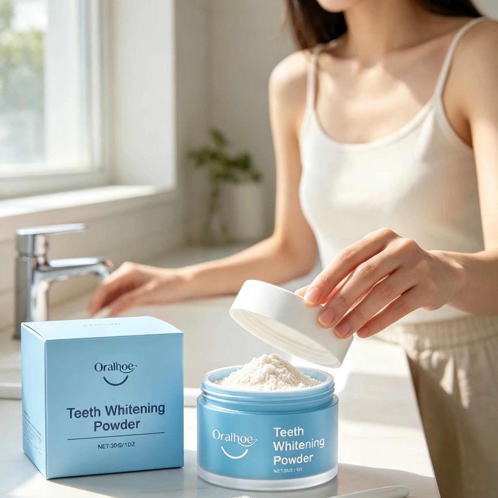 Oralhoe Tooth Powder for Brush - огляд і ціна Teeth Whitening At Home