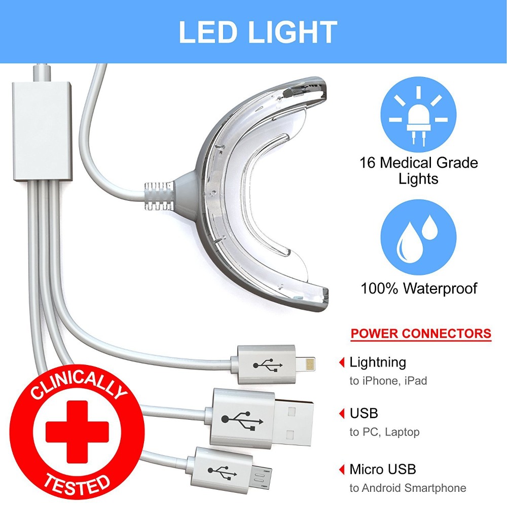 3 In1 Teeth Whitening Lamp 16  - огляд і ціна Teeth Whitening Blue Light