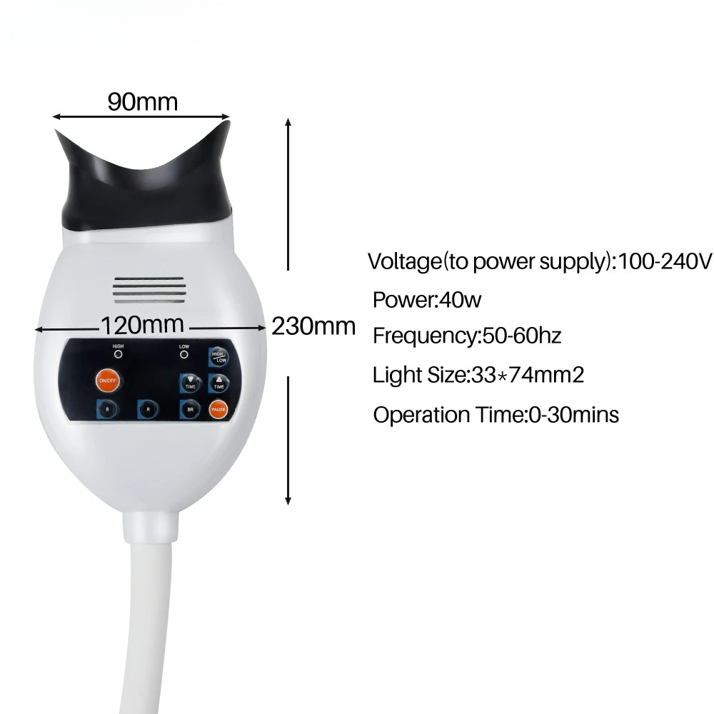 Adjustable 3 Colors LED Teeth  - огляд і ціна Whitening Teeth Machine