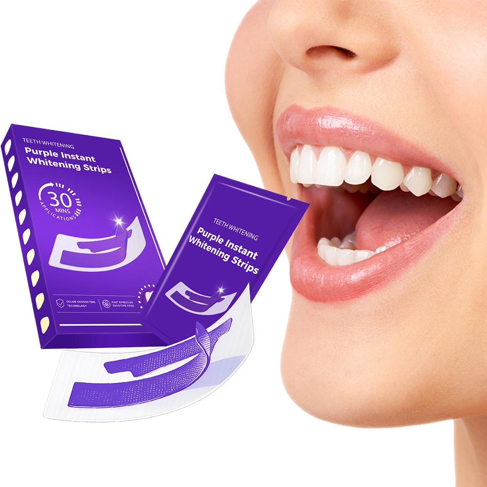 42Pairs Purple Teeth Whitening - огляд і ціна Teeth Whitening Crest