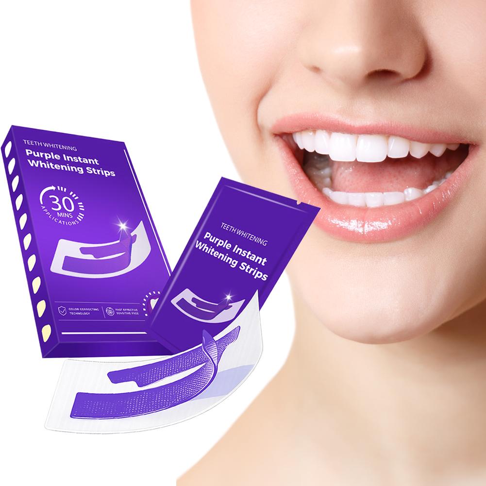42Pairs Purple Teeth Whitening - огляд і ціна Teeth Whitening Crest