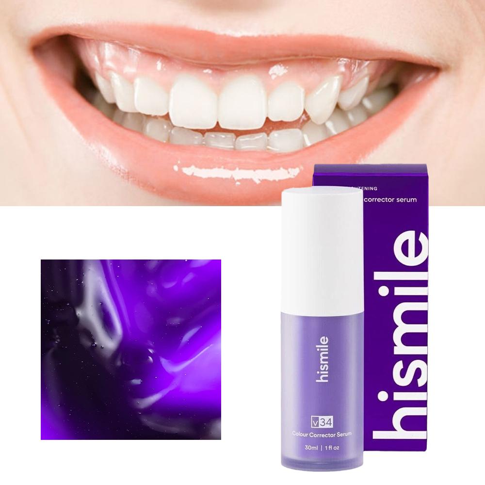 30ml Hismile V34 Purple Teeth  - огляд і ціна Teeth Whitening Crest