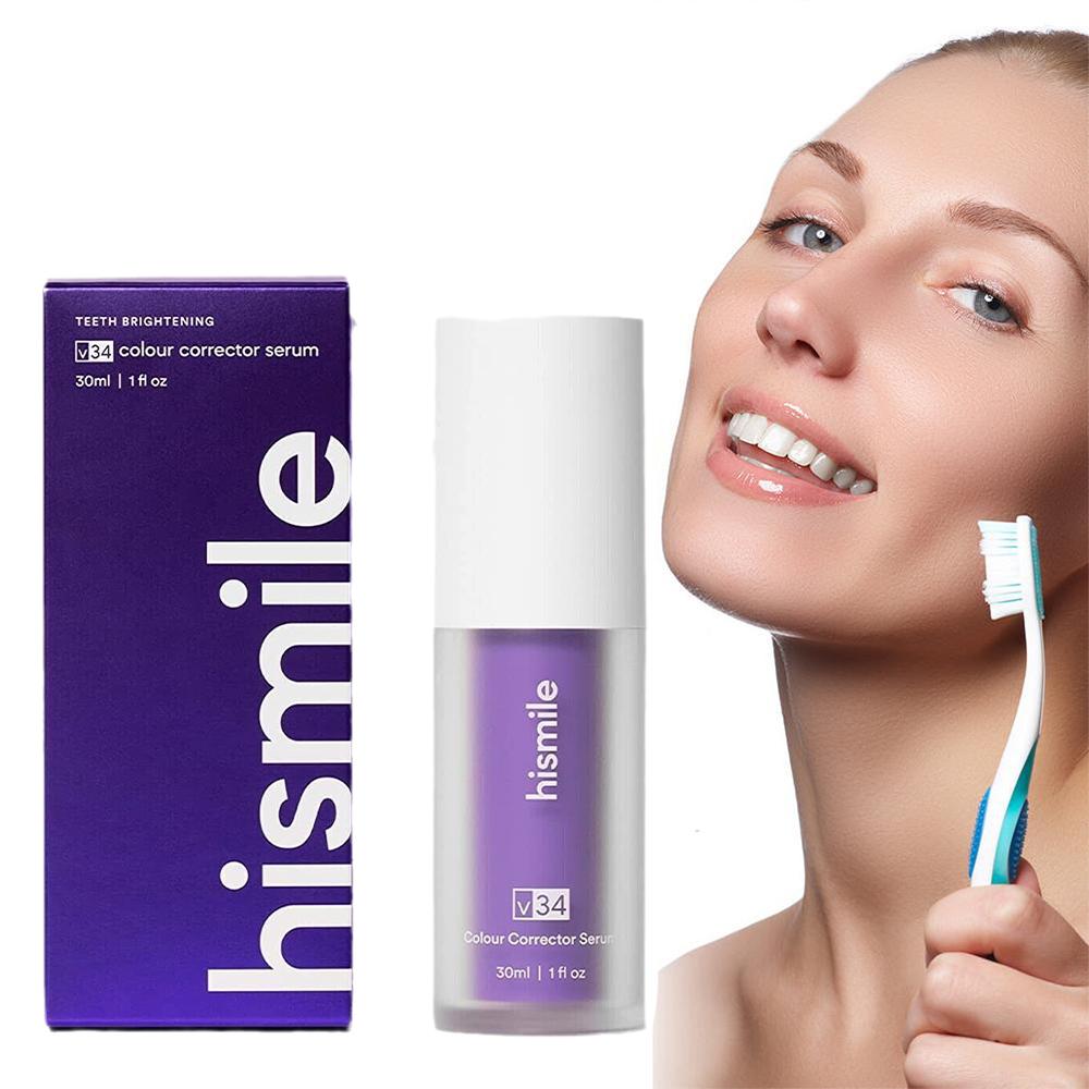 30ml Hismile V34 Purple Teeth  - огляд і ціна Teeth Whitening Crest