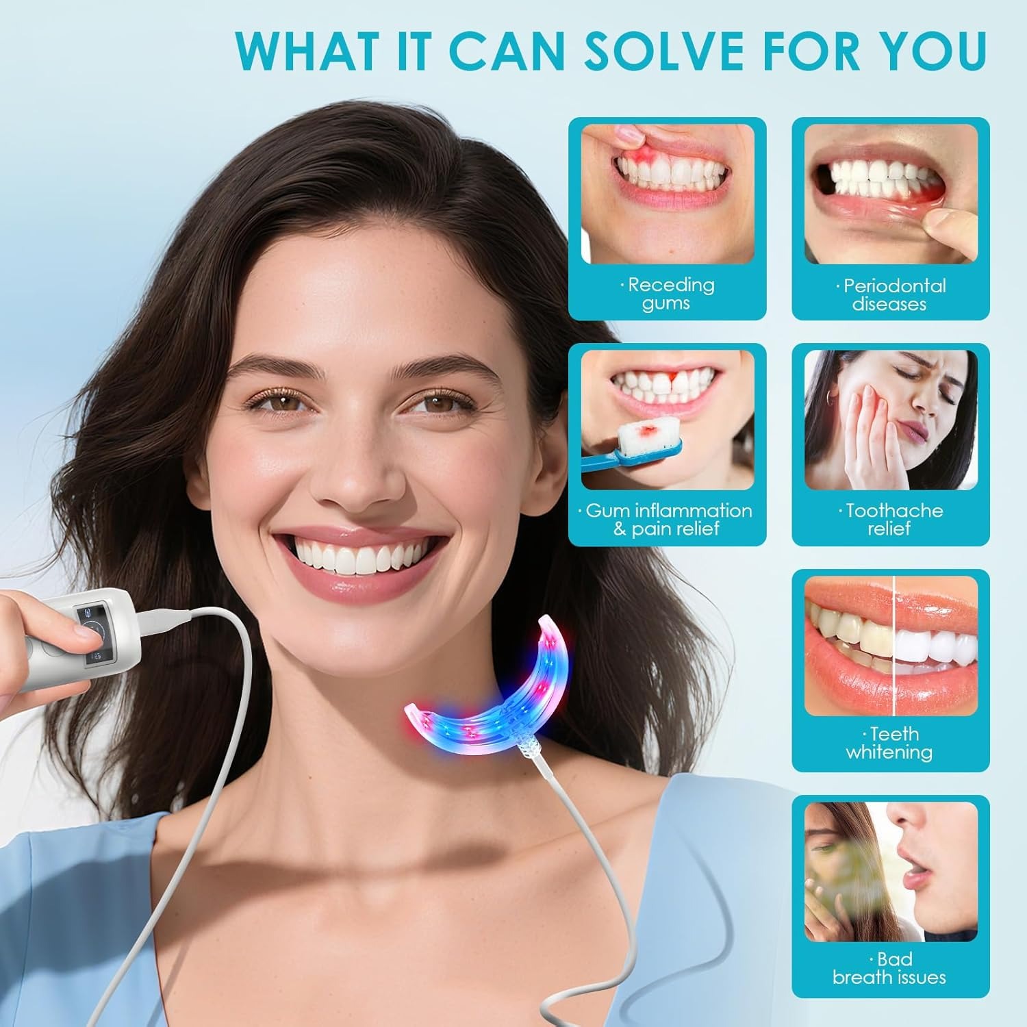 Tooth Whitening Accelerator La - огляд і ціна Teeth Whitening Blue Light
