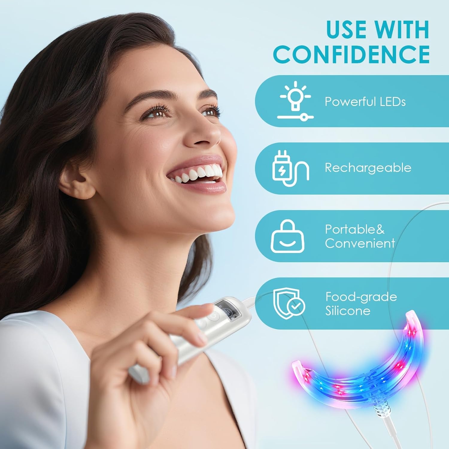 Tooth Whitening Accelerator La - огляд і ціна Teeth Whitening Blue Light