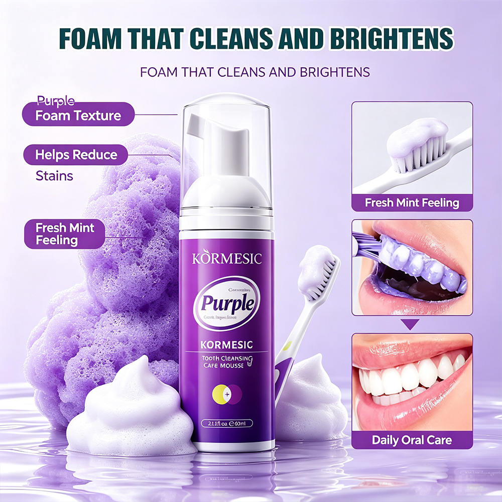 Purple Whitening Tooth Mousse  - огляд і ціна Teeth Whitening Crest