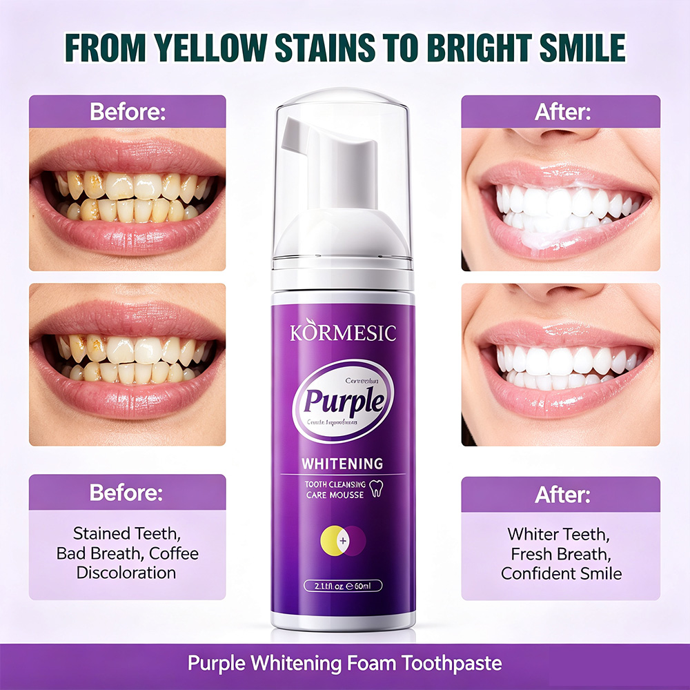 Purple Whitening Tooth Mousse  - огляд і ціна Teeth Whitening Crest