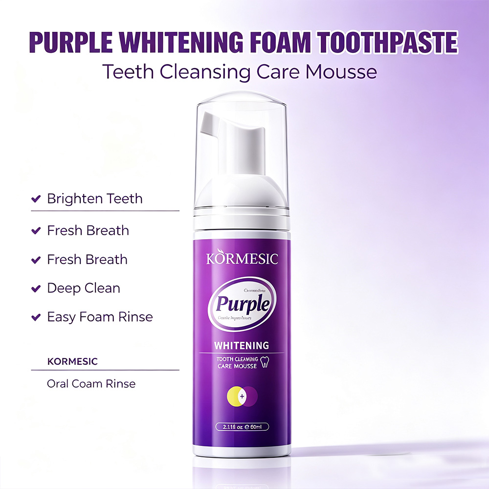 Purple Whitening Tooth Mousse  - огляд і ціна Teeth Whitening Crest