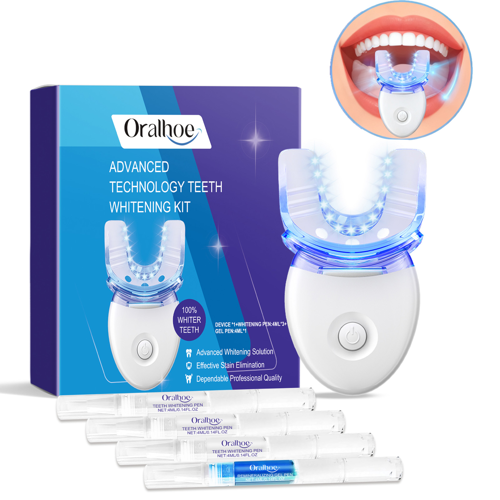 Professional Teeth Whitening L - огляд і ціна Teeth Whitening Gum