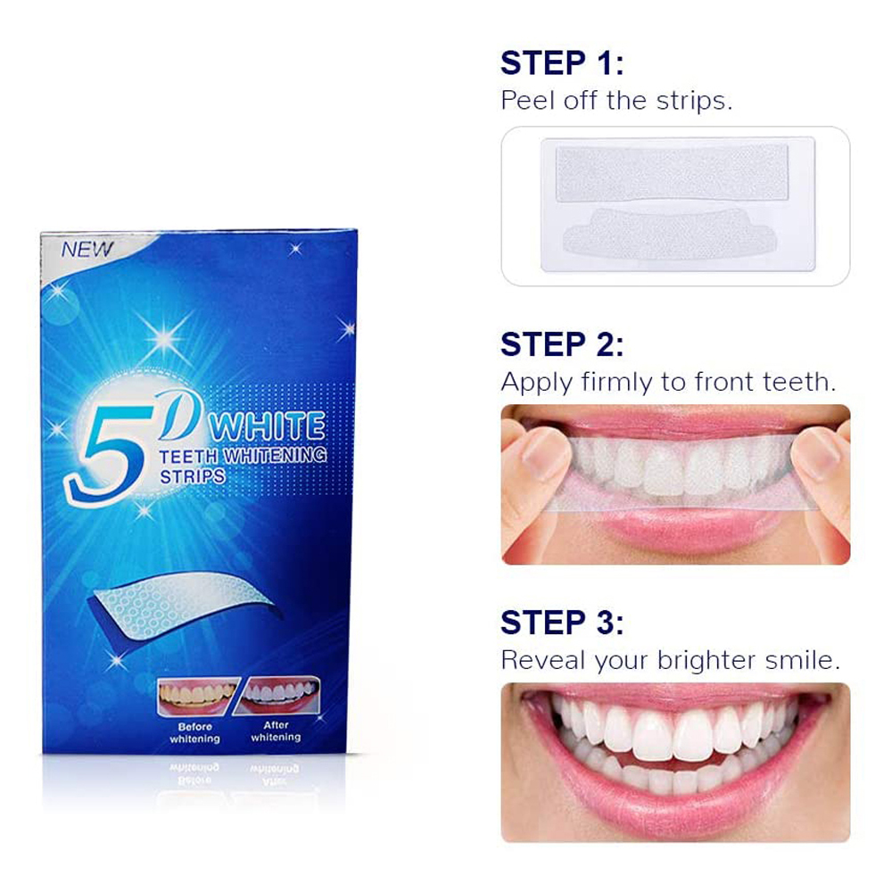 5D White Teeth Whitening Strip - огляд і ціна Teeth Whitening At Home