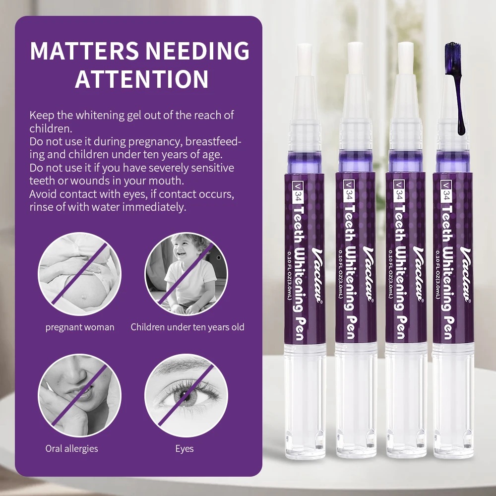 Vaclav V34 Purple teeth whiten - огляд і ціна Teeth Whitening Crest