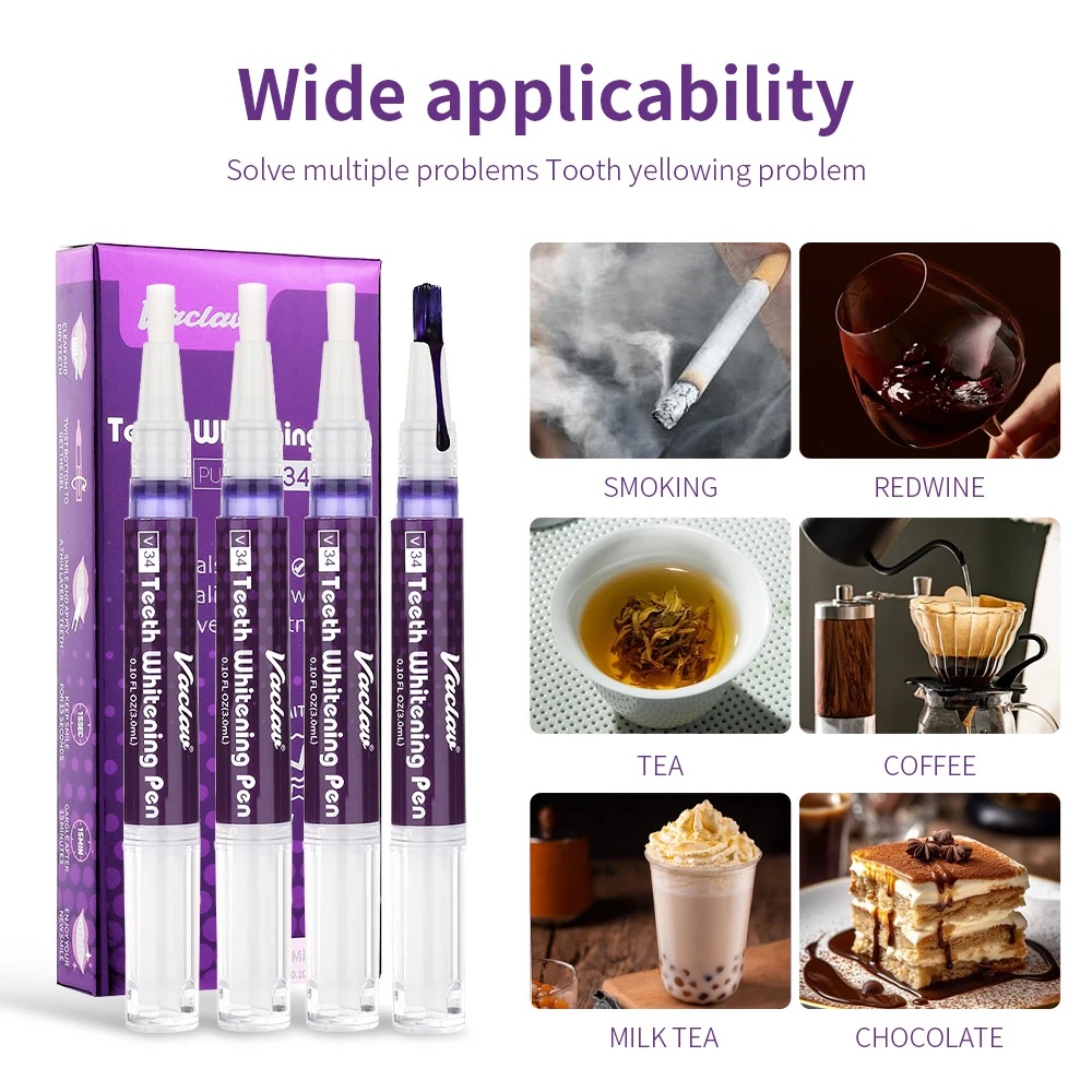 Vaclav V34 Purple teeth whiten - огляд і ціна Teeth Whitening Crest